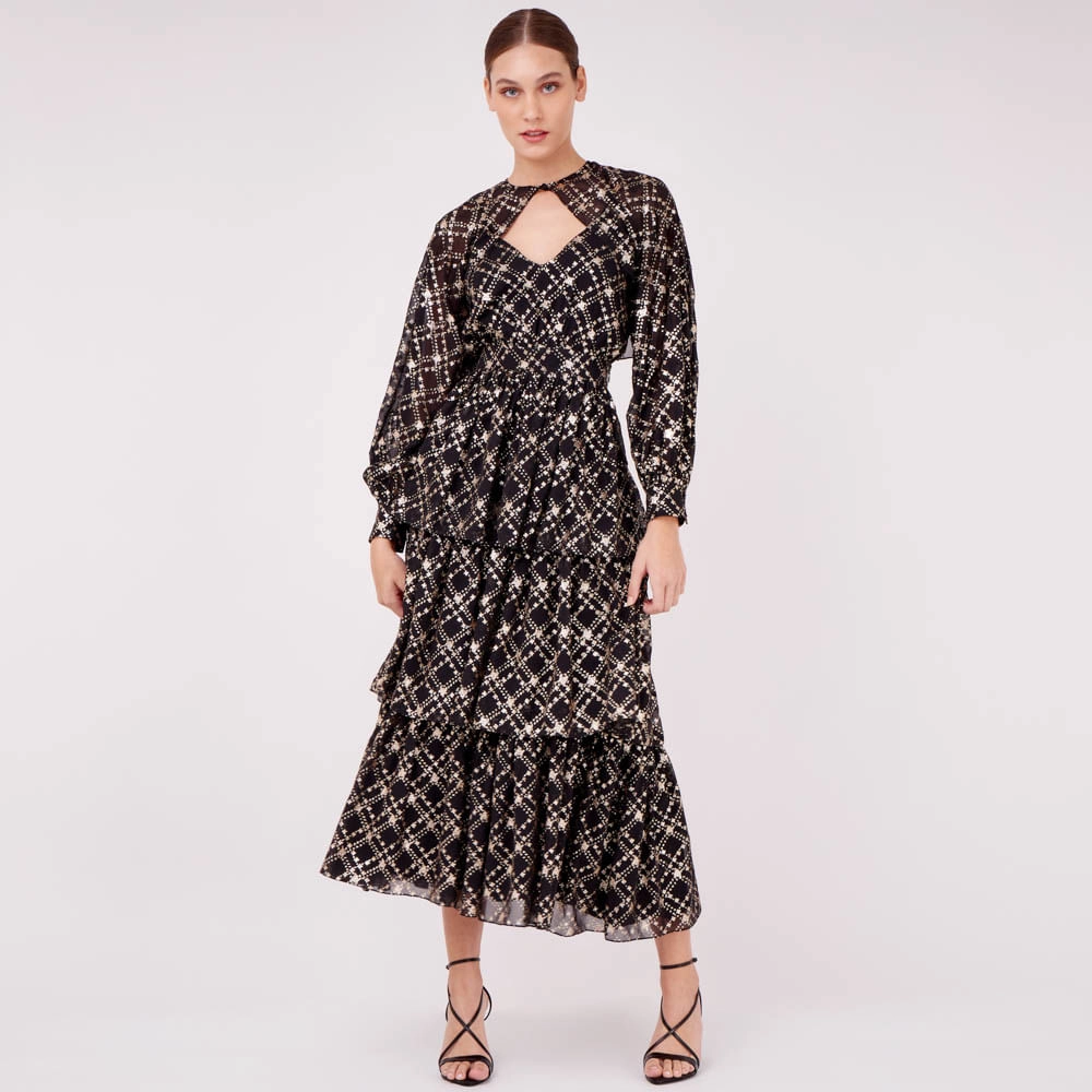 Vestido Seda Star Sasha