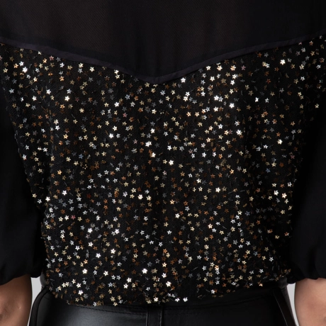 Blusa Tule Antares Mabel