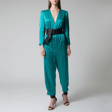 Jumpsuit Crepe Jacquard Natalie