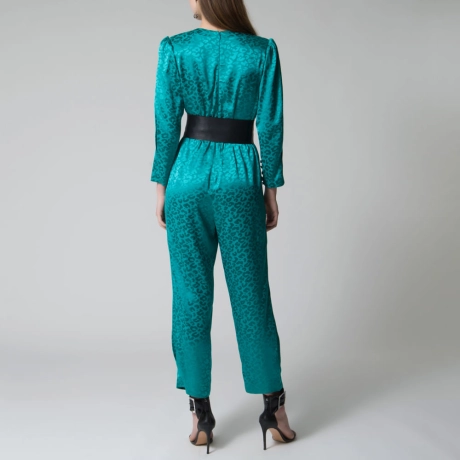 Jumpsuit Crepe Jacquard Natalie