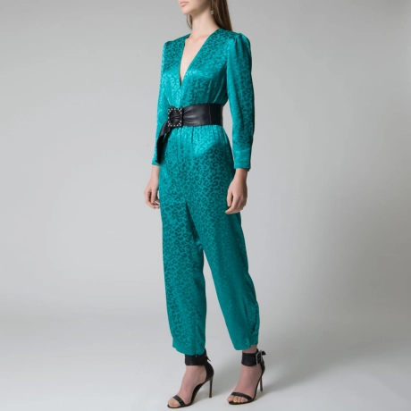 Jumpsuit Crepe Jacquard Natalie