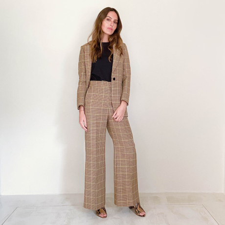 Calça Pied de Poule Msgm