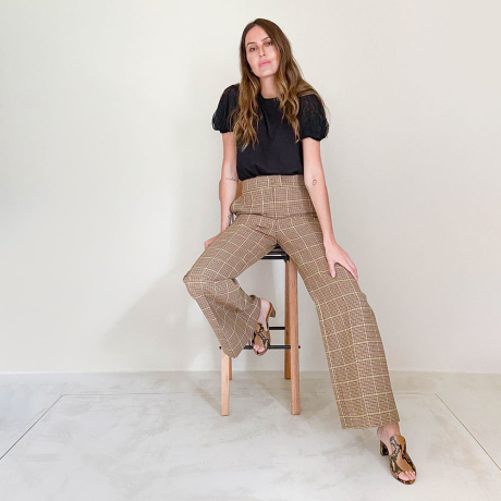 Calça Pied de Poule Msgm