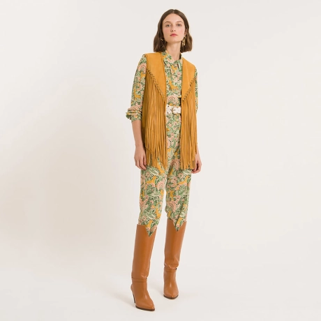 Calça Seda Tiger Bloom Lena - Tiger Bloom/40