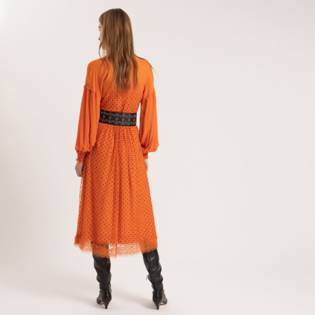 Vestido Renda Pois Orion Nara