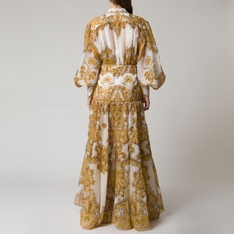 Vestido Zippy Billow Zmmermann