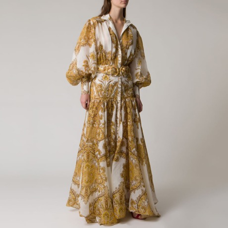 Vestido Zippy Billow Zmmermann