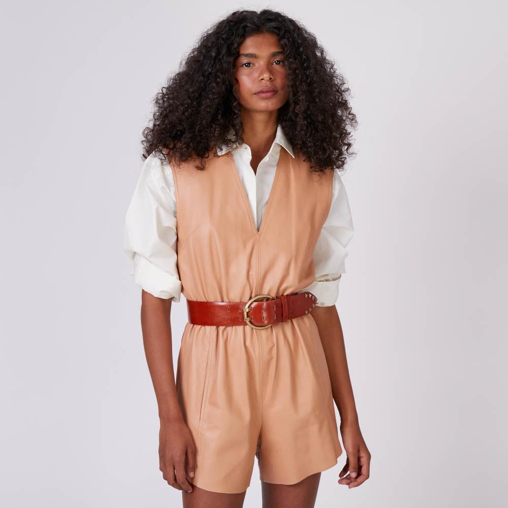 Jumpsuit de Couro Marta