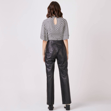 Calça Couro Zoe