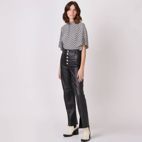 Calça Couro Zoe