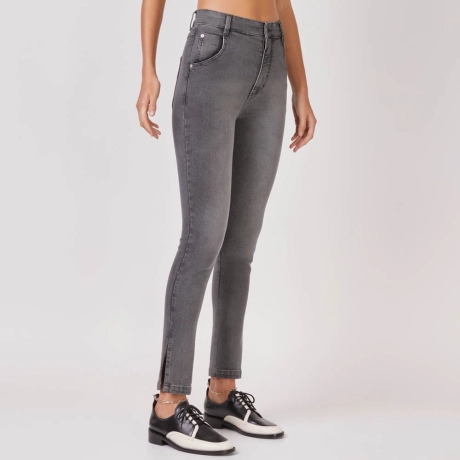 Calça Denim Georgia - Cinza Medio/34