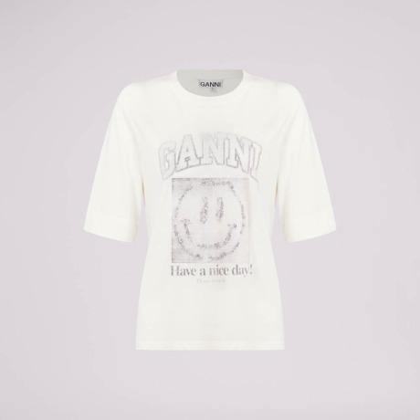 Camiseta Smiley Ganni
