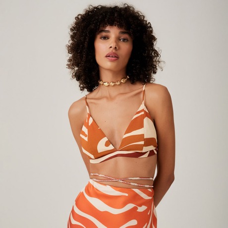 Top Olímpia Omma Estampado