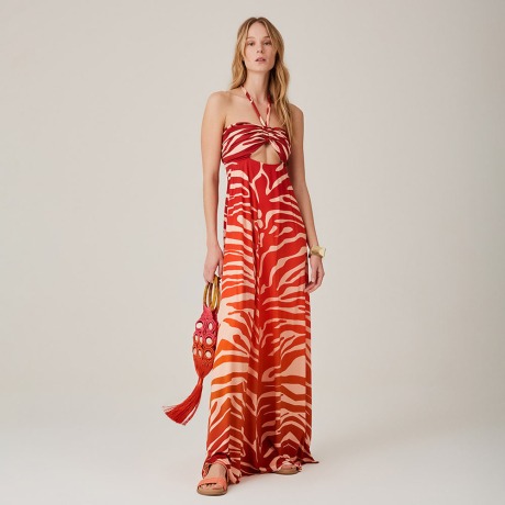 Vestido Olivia Jersey Omma Estampado Vestido Olivia Jersey Omma Estampado