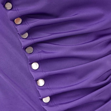 Blusa Manga Longa Roxa Rabanne