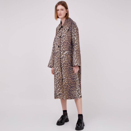 Casaco Leopardo Ganni Casaco Leopardo Ganni