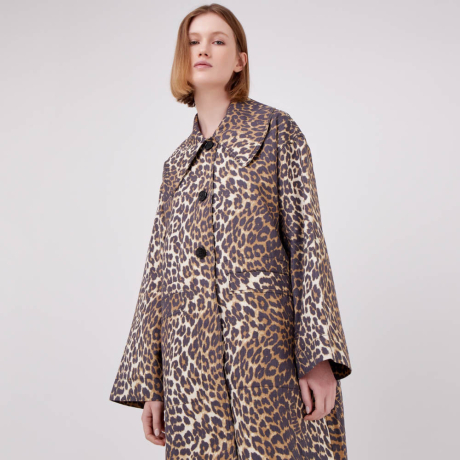 Casaco Leopardo Ganni Casaco Leopardo Ganni
