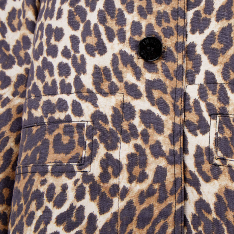 Casaco Leopardo Ganni Casaco Leopardo Ganni