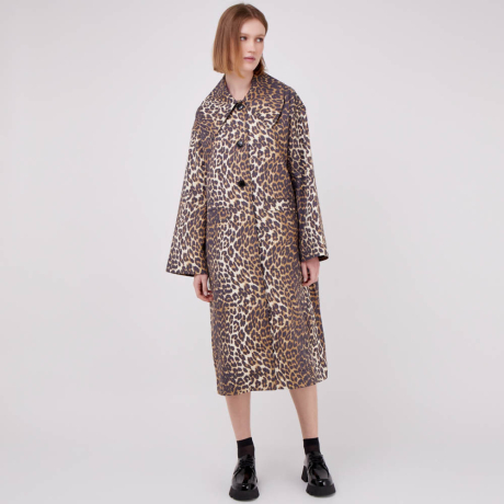 Casaco Leopardo Ganni Casaco Leopardo Ganni