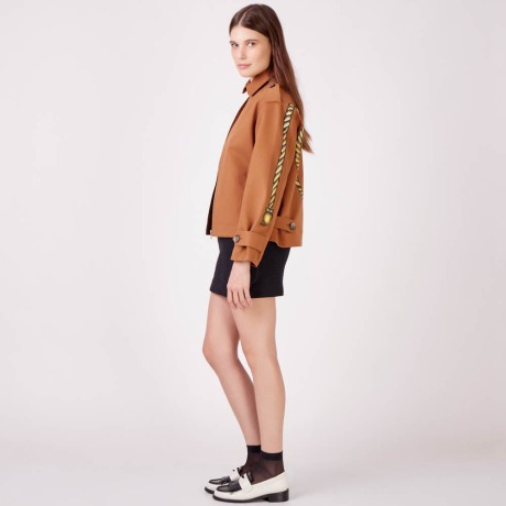 Jaqueta Sarja Pintada à La Garçonne