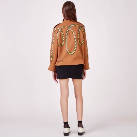 Jaqueta Sarja Pintada à La Garçonne