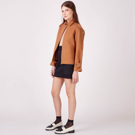 Jaqueta Sarja Pintada à La Garçonne