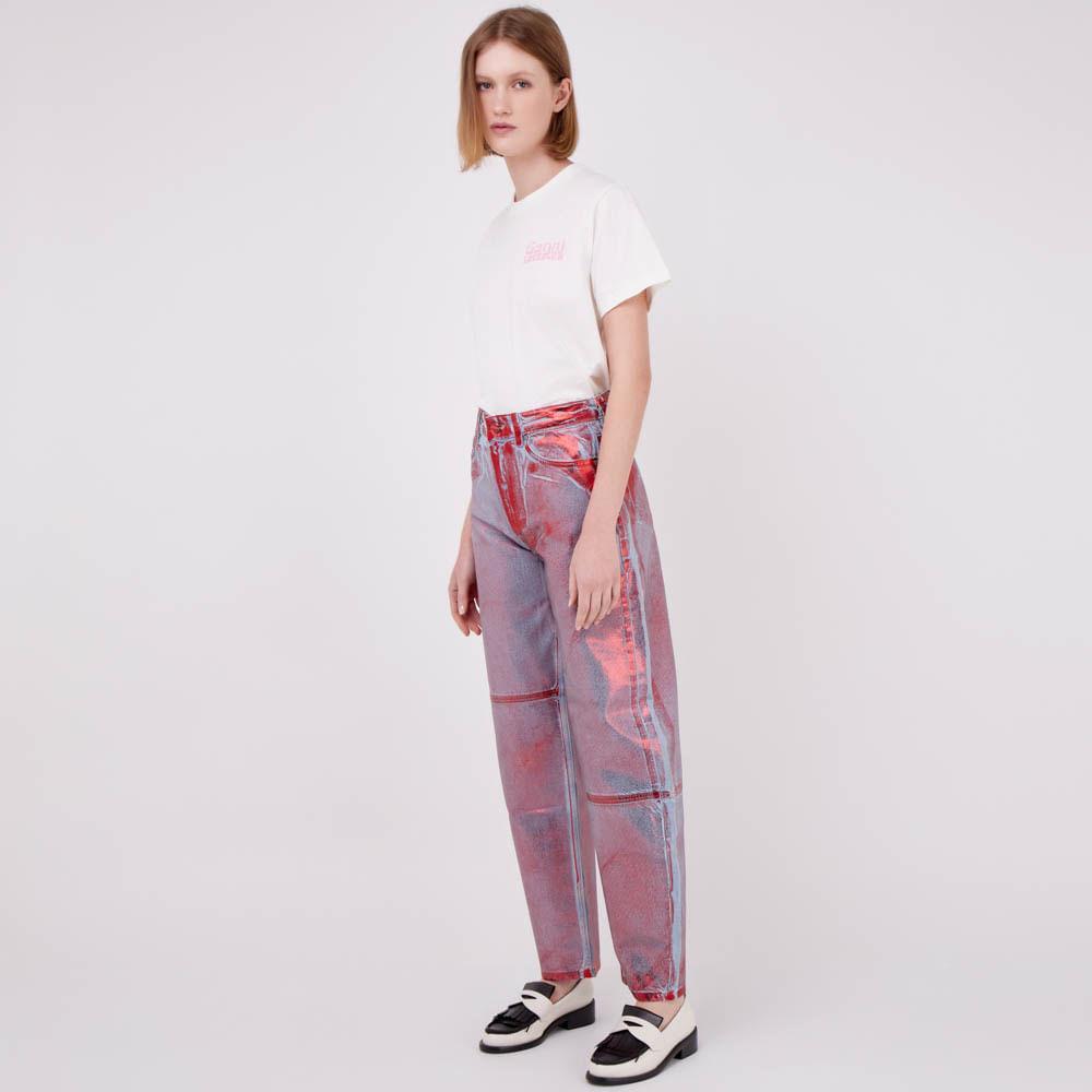 Calça Jeans Foil Ganni
