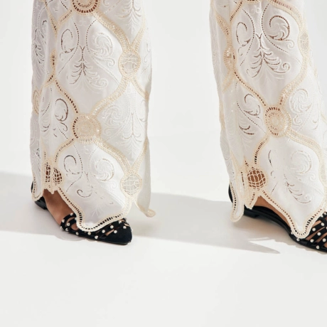 Calça Bordado Sand May