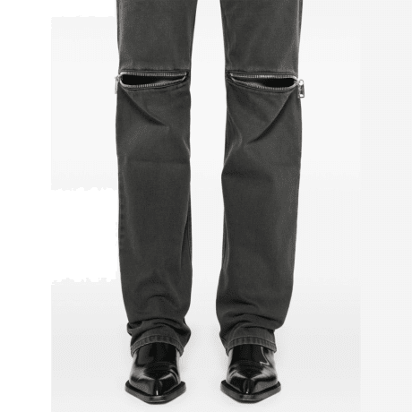 Calça Jeans Ziper Coperni