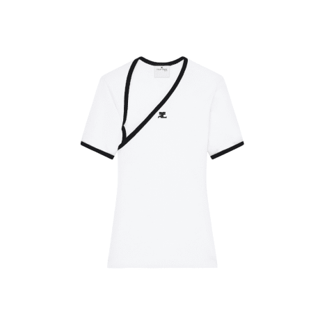 Camisa Com Contraste Courrèges
