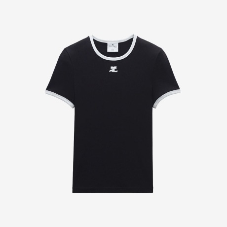 Camiseta Contraste Reedition Courrèges Camiseta Contraste Reedition Courrèges