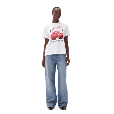 Camiseta Relaxed Ganni Camiseta Relaxed Ganni
