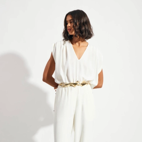 Cinto Metal Curvas Lisa