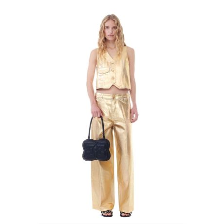Colete Jeans Foil Ganni Colete Jeans Foil Ganni