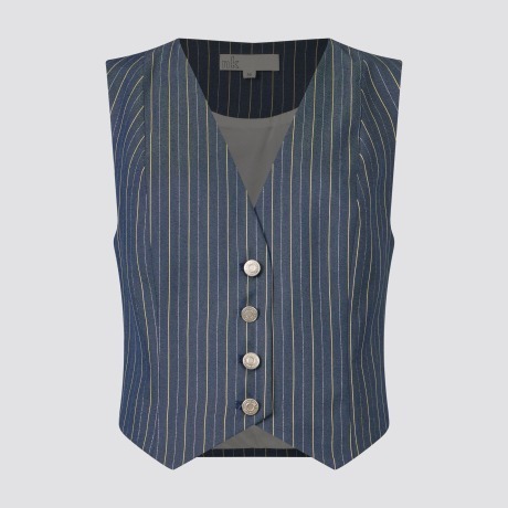 Colete Risca Denim Bel