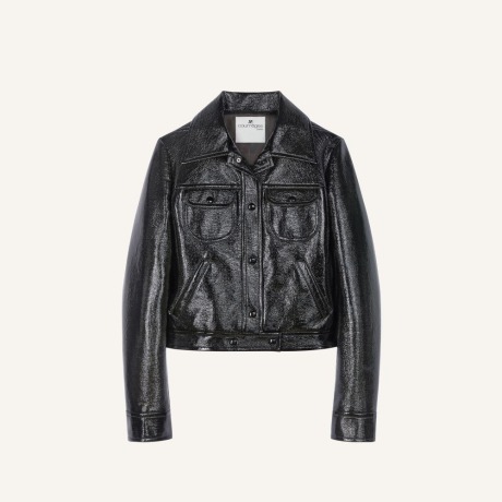 Jaqueta Assinatura de Vinil Courrèges