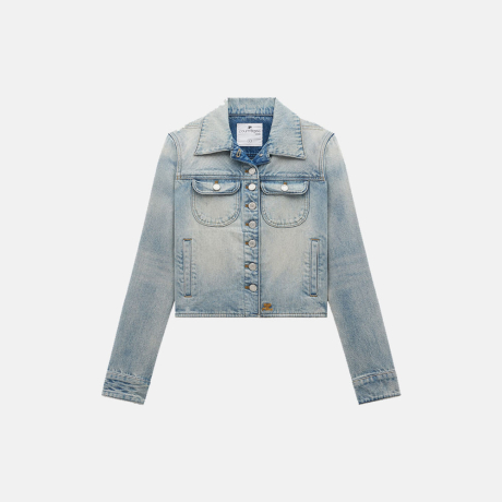 Jaqueta Jeans Trucker Multiflex Courrèges Jaqueta Jeans Trucker Multiflex Courrèges