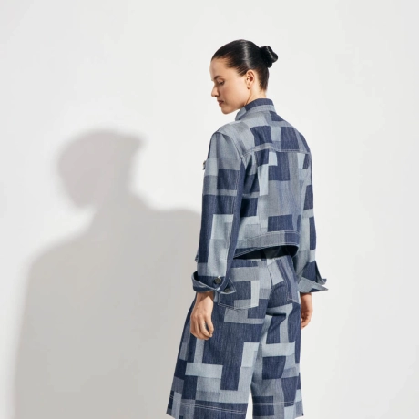 Jaqueta Patch Denim Daren