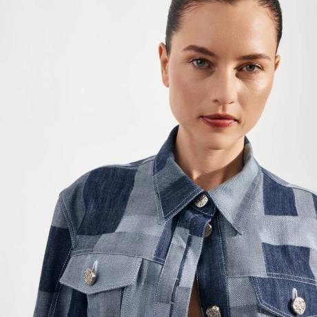 Jaqueta Patch Denim Daren