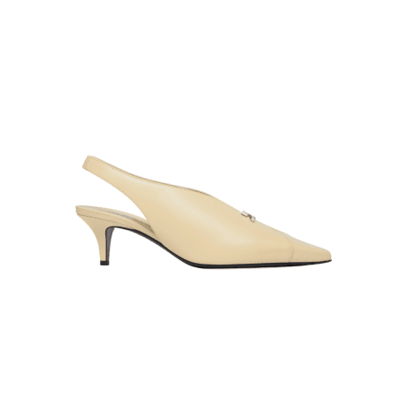 Sapato Slingback de Couro Courrèges Sapato Slingback de Couro Courrèges