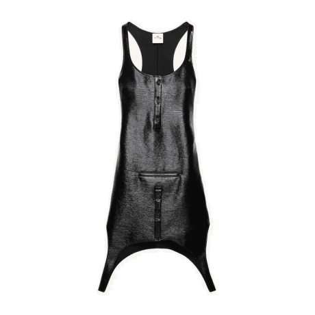 Vestido Reverso Vinil  Courrèges
