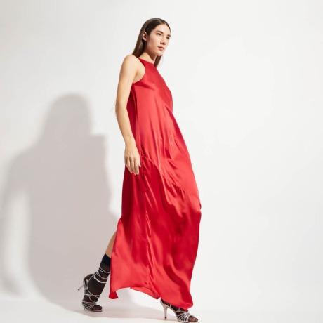 Vestido Torção Seda Francesca