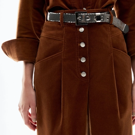 Calça Veludo Cotelê Helga