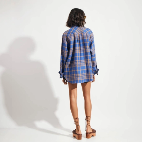 Camisa Linho Xadrez Maisa