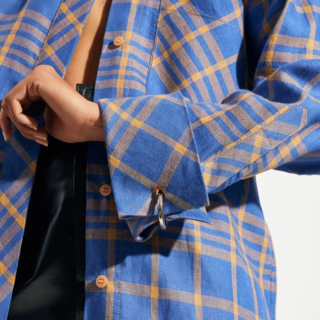 Camisa Linho Xadrez Maisa