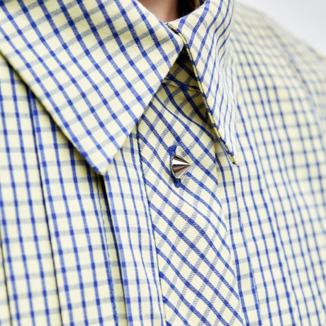 Camisa Tricoline Mini Chess Luna