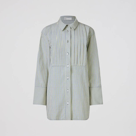 Camisa Tricoline Mini Chess Luna - Amarelo/Azul/PP