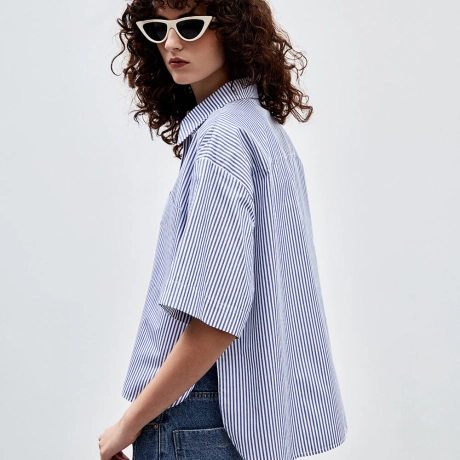 Camisa Tricoline Stripes Jamie