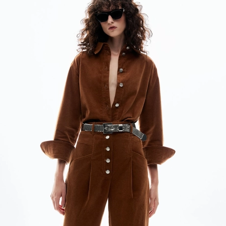 Camisa Veludo Cotelê Helena