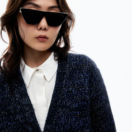 Cardigan Lurex Flame Leah